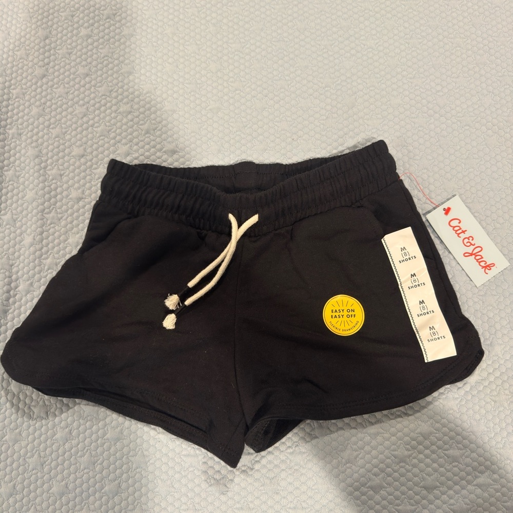 Cat & Jack Charcoal Kids Shorts with Drawstring